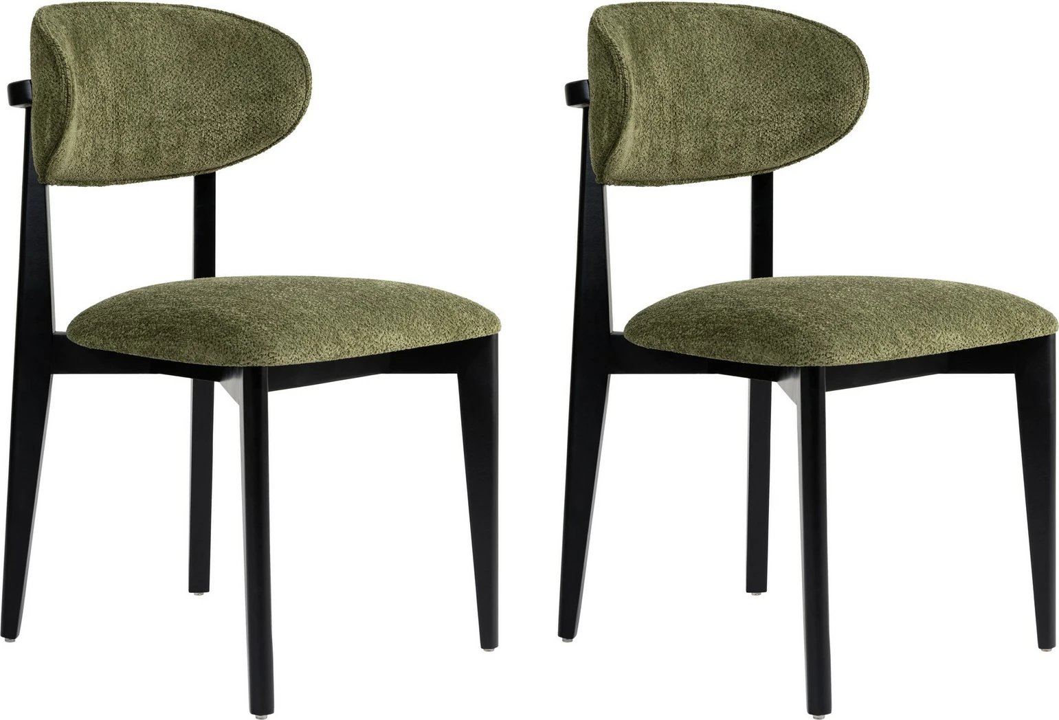 Set karrigesh (2 copë), Skye Decor, Lionte, e gjelbër, e zezë