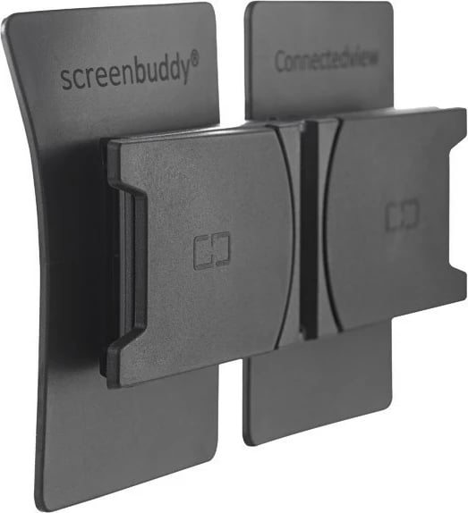 Mbajtëse Magnetike për dy monitorë ConnectedView ScreenBuddy Set - E zezë