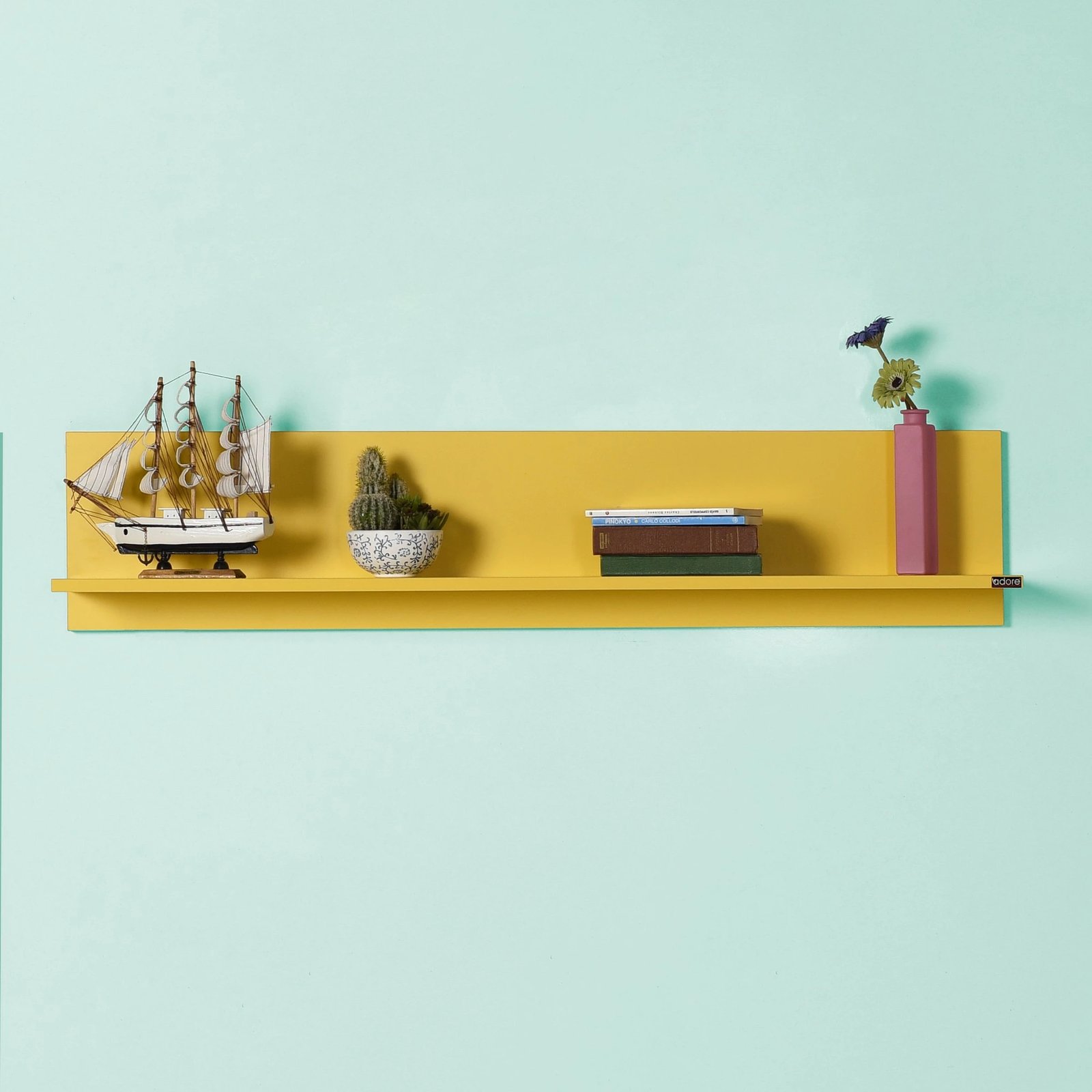 Raf muri Hanah Home, Raf-11-Hh-1, ngjyrë e verdhë