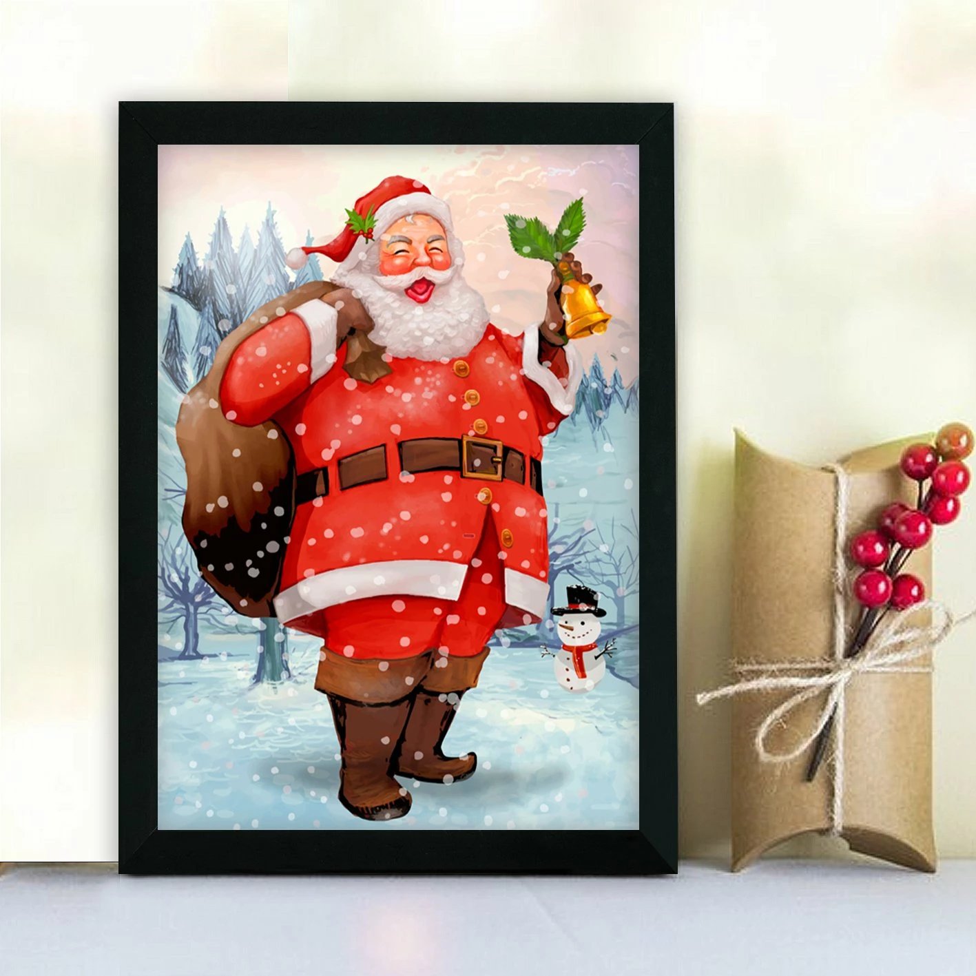 Pikturë dekorative me kornizë, MDF, shumëngjyrëshe, SC571862, 24x29cm