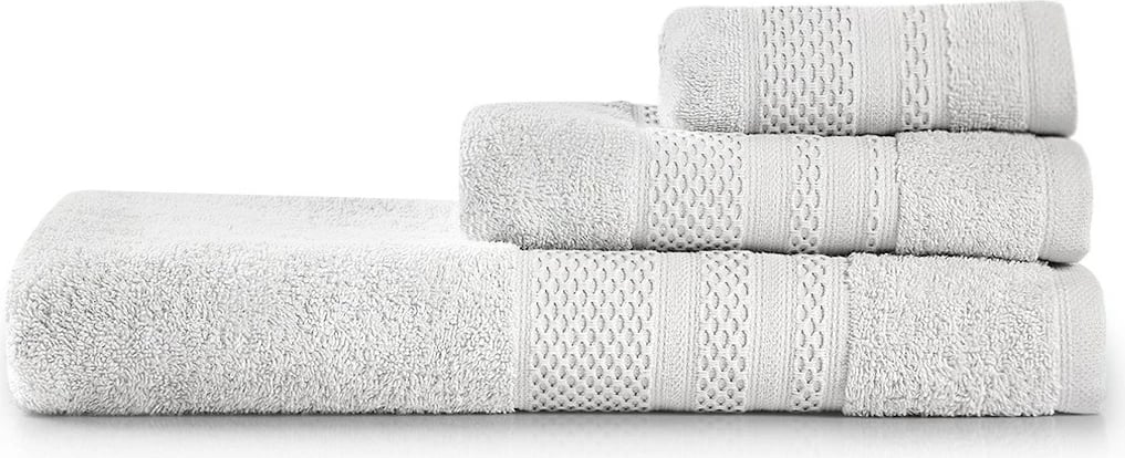 Set peshqirësh (3 copë), Mijölnir, Piramit, ngjyrë krem