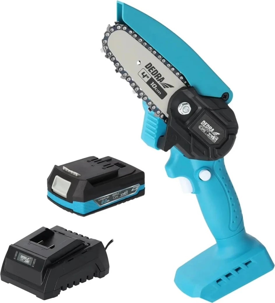 Mini sharrë pa kabllo DEDRA DED7030A11, 4 inç, 18V, 1x2.0Ah, Blu