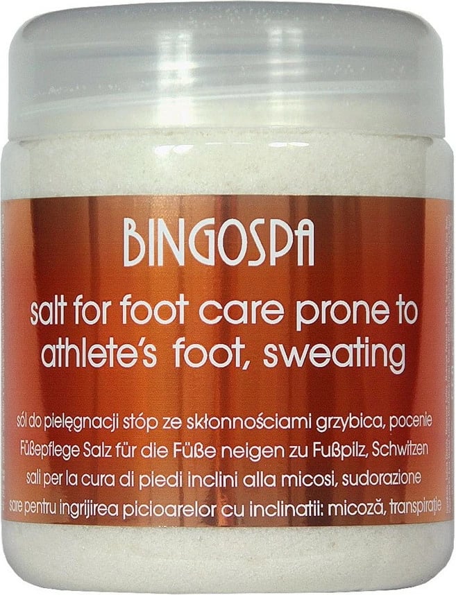 Kripë për këmbë BingoSpa kundër infeksioneve kërpudhore dhe djersitjes, 550g