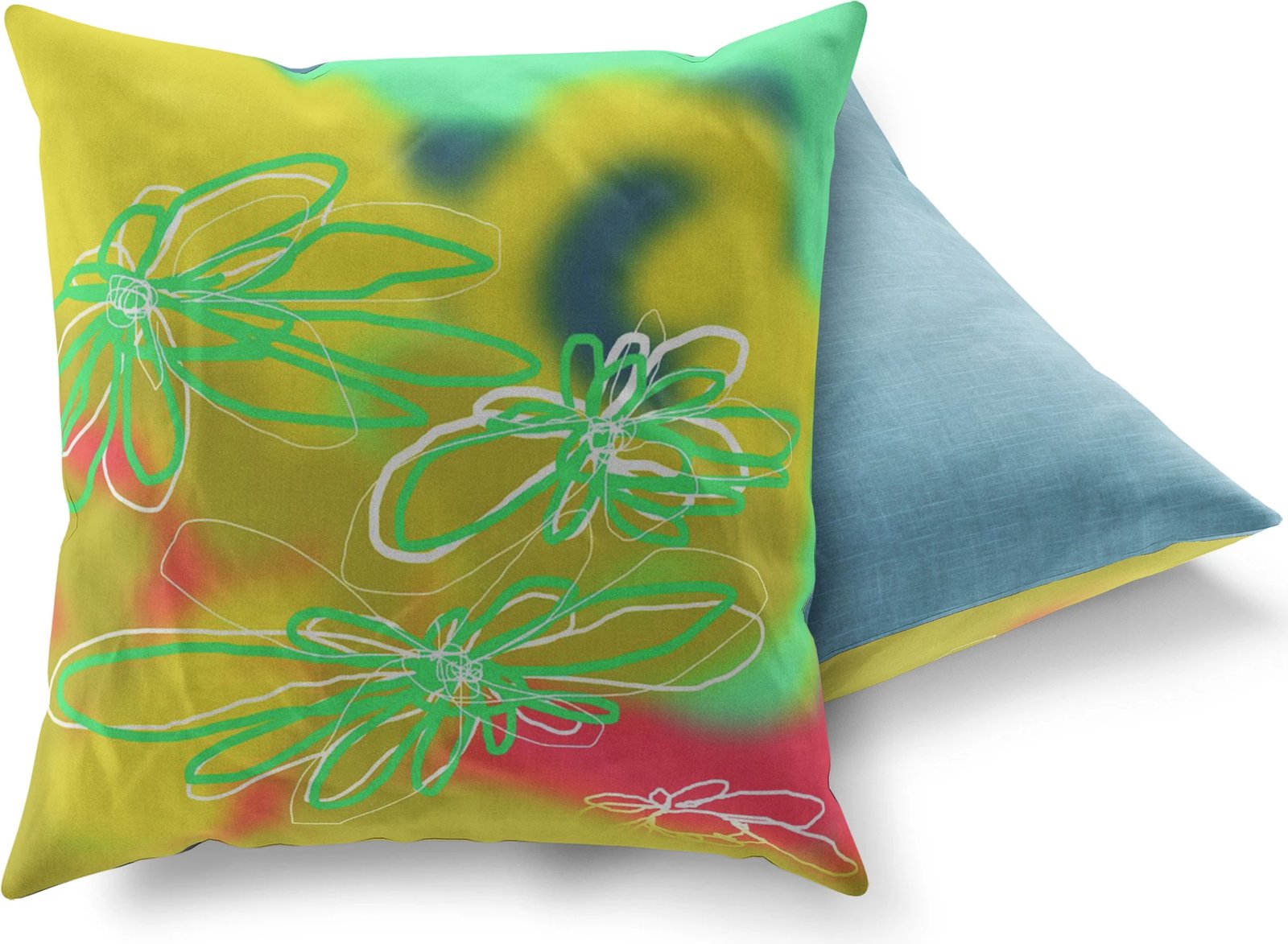 Jastëk dekorativ, shumëngjyrësh, Evila Originals, A14505, 43x43cm