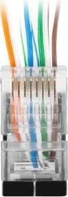 Konektor Lanberg RJ45 8P8C (100 pcs) straight cat 6 