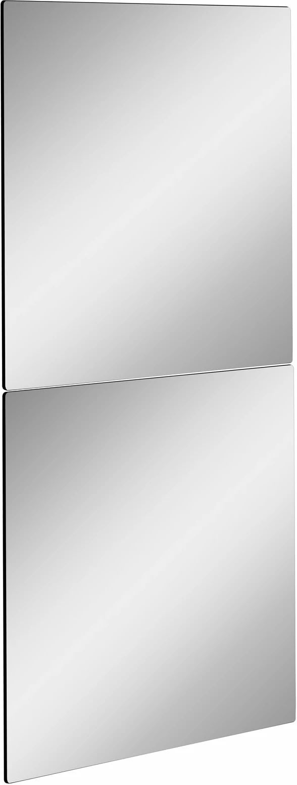 Pasqyrë drejtkëndore Skye Decor, argjend, 30x60cm, 2 copa