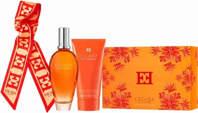 Set Eau de Toilette unisex Escada Bali Paradise 3 copë 100ml