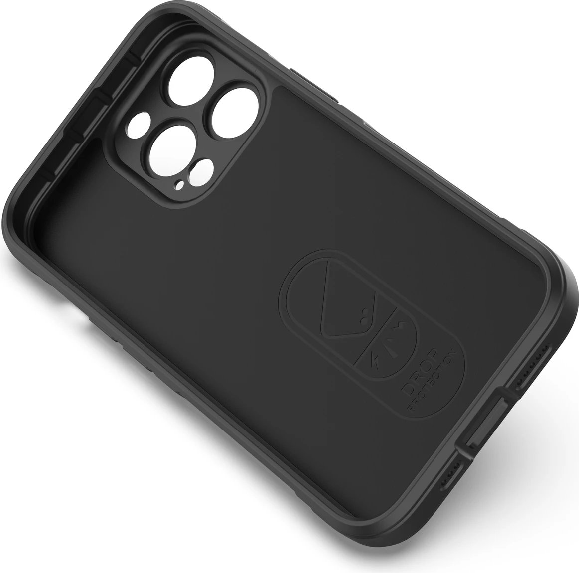 Mbështjellës Hurtel Magic Shield Case për iPhone 13 Pro, TPU, i zi