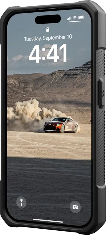 Mbështjellës Urban Armor Gear 11427811397B për celular, për Apple, 6.1", i zi/i gjelbër/i portokalltë