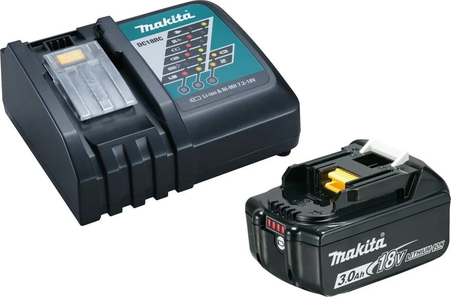 Bateri Makita 191A24-4 me karikues, 2 copë, e zezë/blu
