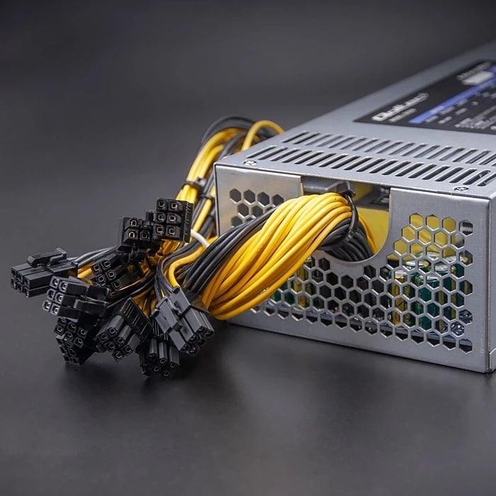 Furnizues i Energjisë Qoltec 50350, 1850W PCI-E, 80 Plus Platinum për Gaming Miner, Gri Furnizues i Energjisë Qoltec 50350, 1850W PCI-E, 80 Plus Platinum për Gaming Miner, Gri