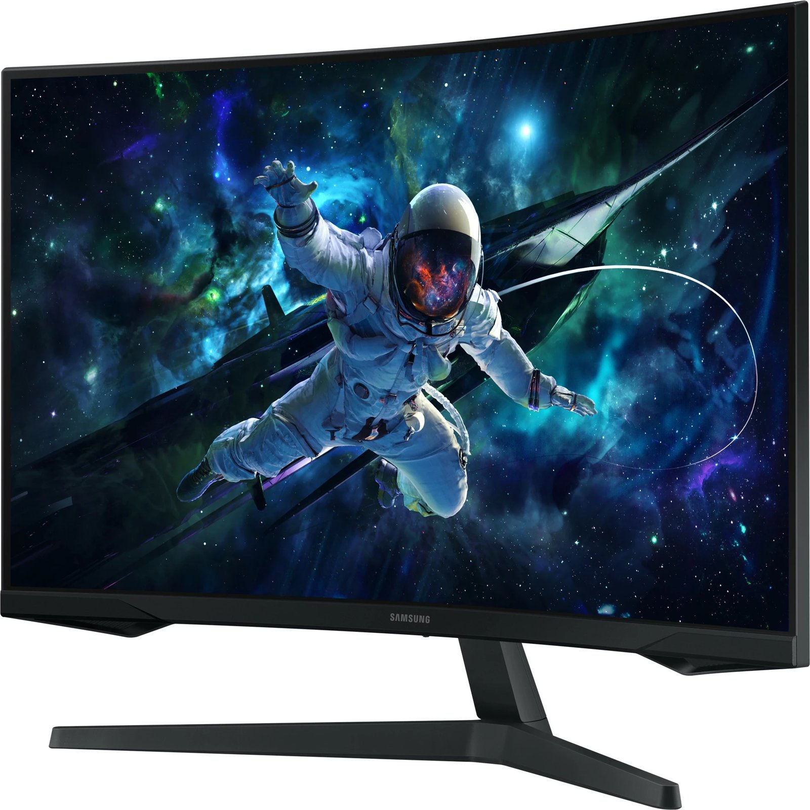 Monitor Samsung S32CG554EU, 32", 2560 x 1440 pixels, Wide Quad HD, LED, 1 ms, e zezë