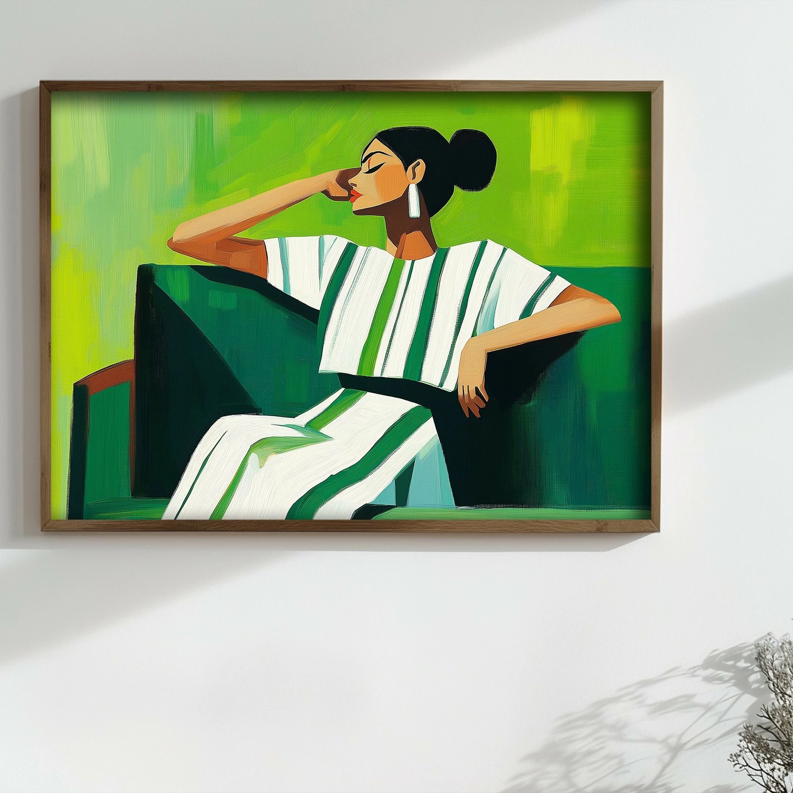 Pikturë dekorative me kornizë MDF, shumëngjyrëshe, Wallity, TUN127-L