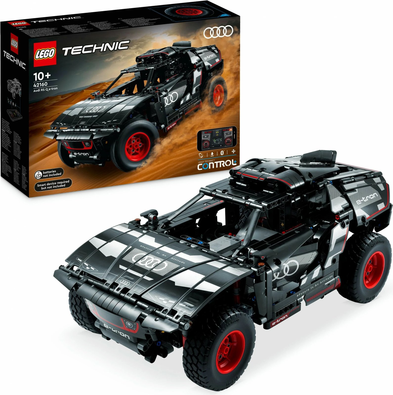 LEGO Technic Audi RS Q e-tron, 914 pjesë, ngjyrë e zezë