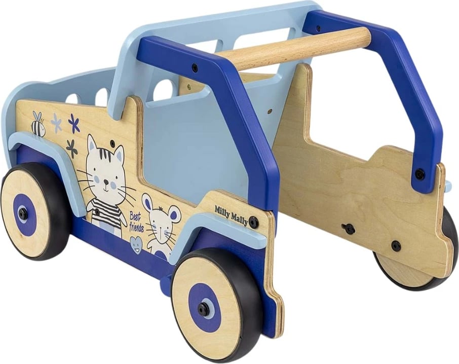 Ecëse druri, Viga, Explorer Cat and Mouse, me frenë dhe hapësirë lodrash, blu