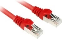Kabllo rrjeti Sharkoon Cat6 RJ-45 0.25m e kuqe