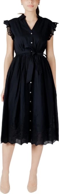 Fustan Vila Clothes, për femra, i zi