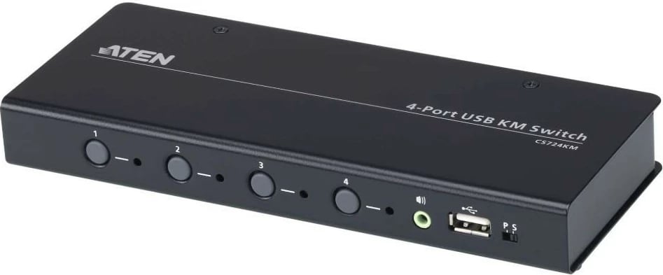 Switch USB KM ATEN CS724KM-AT, 4 porta, i zi