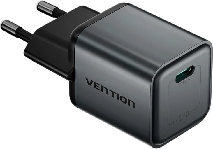 Karikues USB-C GaN Vention FEVH0-EU, 20W, Gri