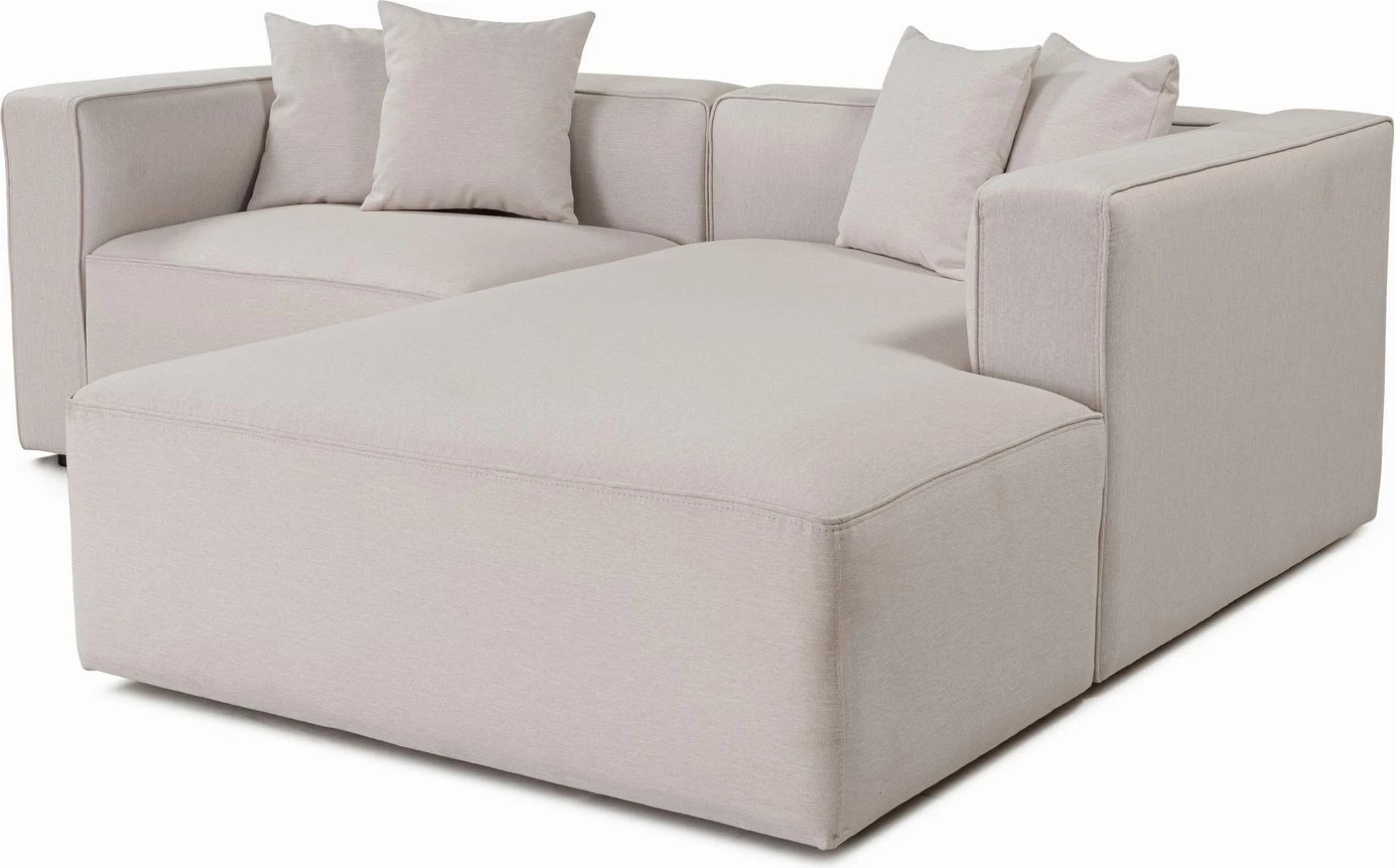 Këndore Mora XL, kënd i majtë, ngjyrë ecru