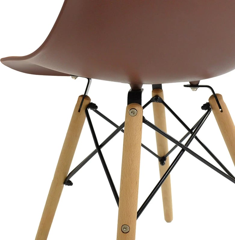 Karrige Julita PP, këmbë natyrale, 46x50x82cm