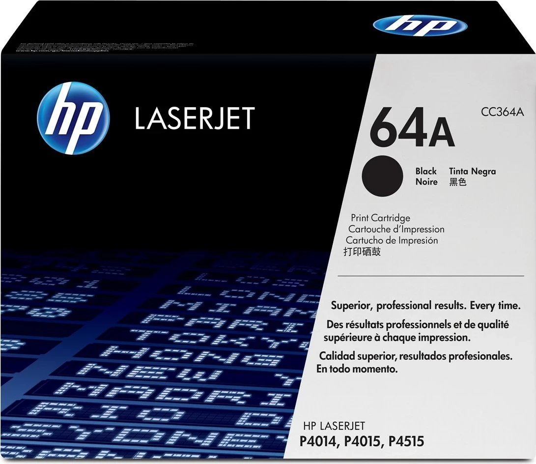 Toner HP 64A origjinal, CC364A, për HP LaserJet, e zezë Toner HP 64A origjinal, CC364A, për HP LaserJet, e zezë