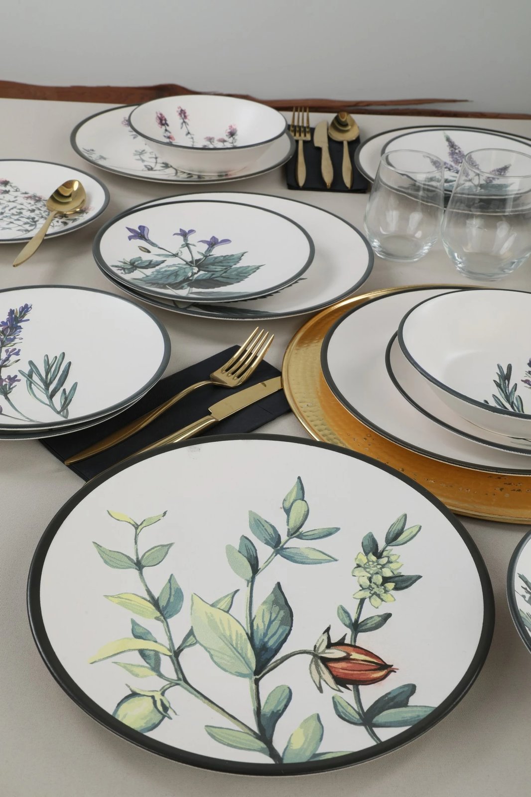 Set enësh darke prej qeramike, 24 copë, Hermia Concept, TY140524F022A29DM00MAET600