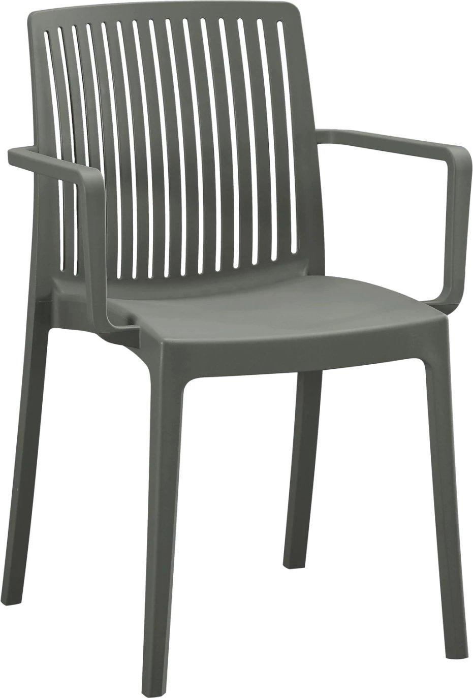 Karrige polipropileni IDA FH6127.04, ulli i errët, 41,3x54,2x81,8H cm