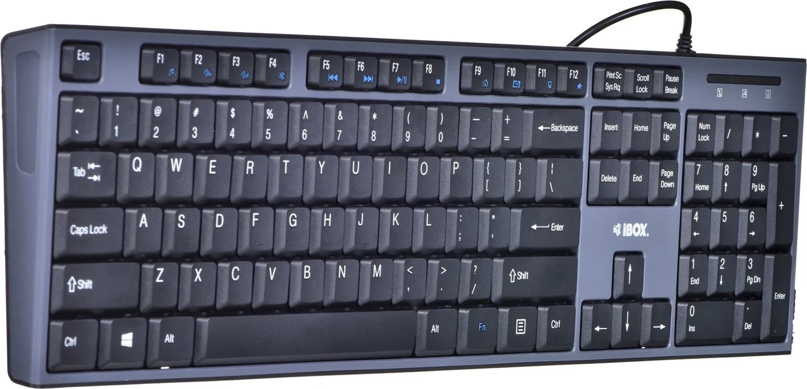 Tastierë dhe maus IBOX IKMS606, USB, QWERTY, Anglisht, E zezë Tastierë dhe maus IBOX IKMS606, USB, QWERTY, Anglisht, E zezë
