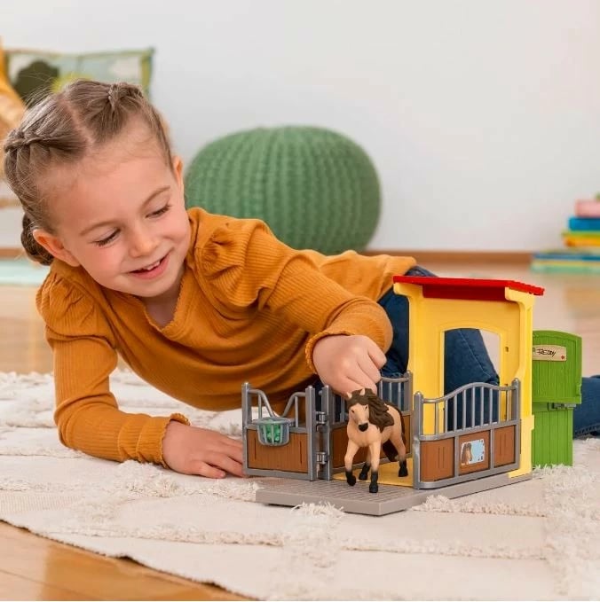 Set lodër Schleich Farm World, boksi me kalë islandez, 42609