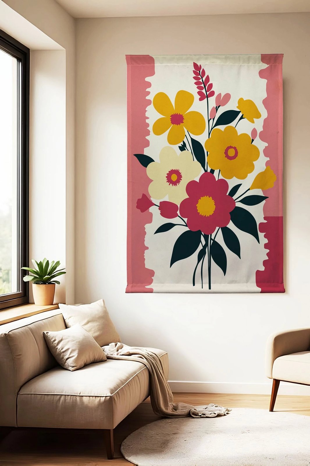 Pikturë dekorative poliestër Wallity, Polybaby 6, 70x120cm