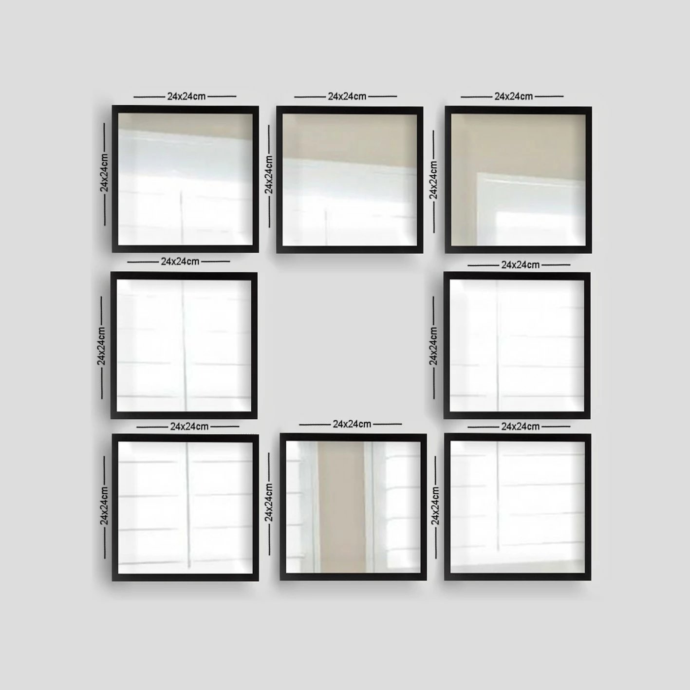 Set pasqyrash (8 copë), Wallity, SETAYNA_061