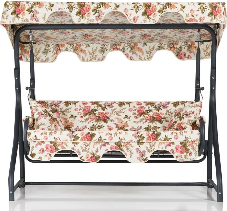 Karrige lëkundëse treshe për kopsht, Olea 10, shumëngjyrëshe