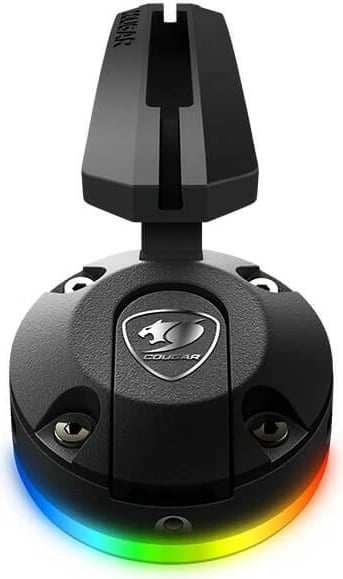 Mbajtës kufjesh Cougar Gaming 3MBSRXXB.0001, universal, RGB, me USB hub, i zi