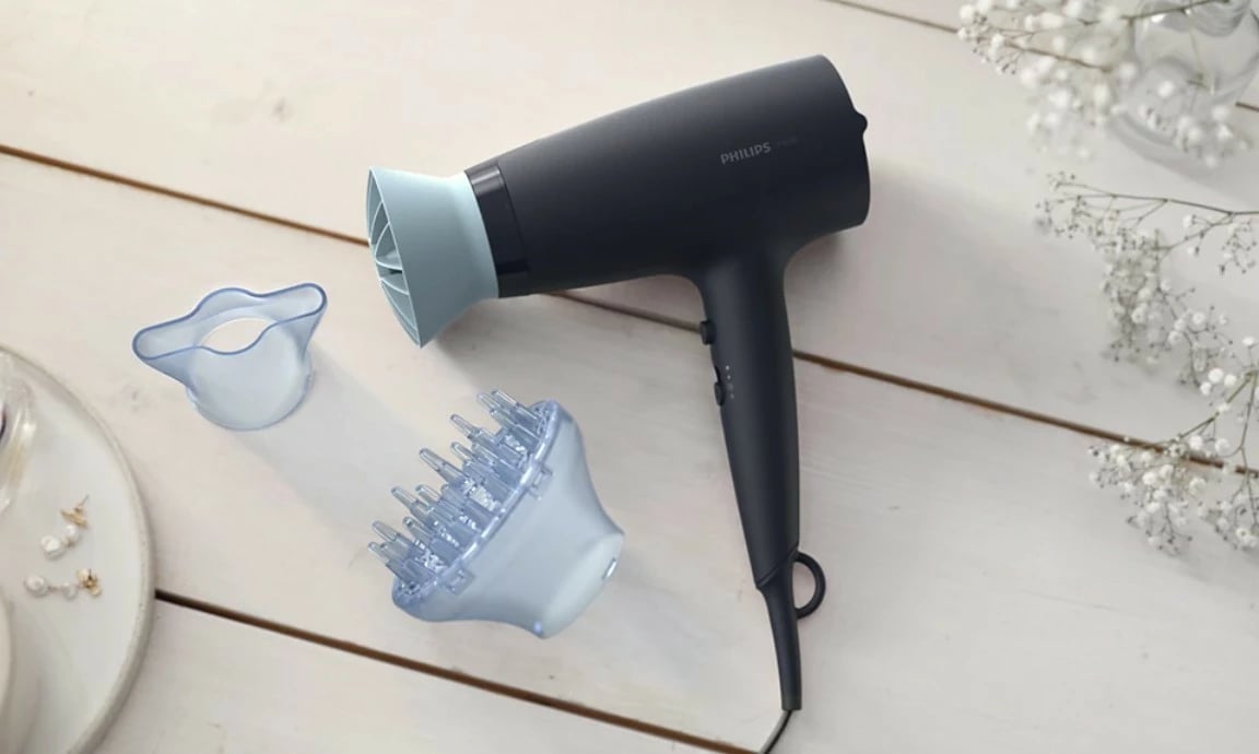 Tharëse flokësh Philips BHD360/20, 2100W, e zezë