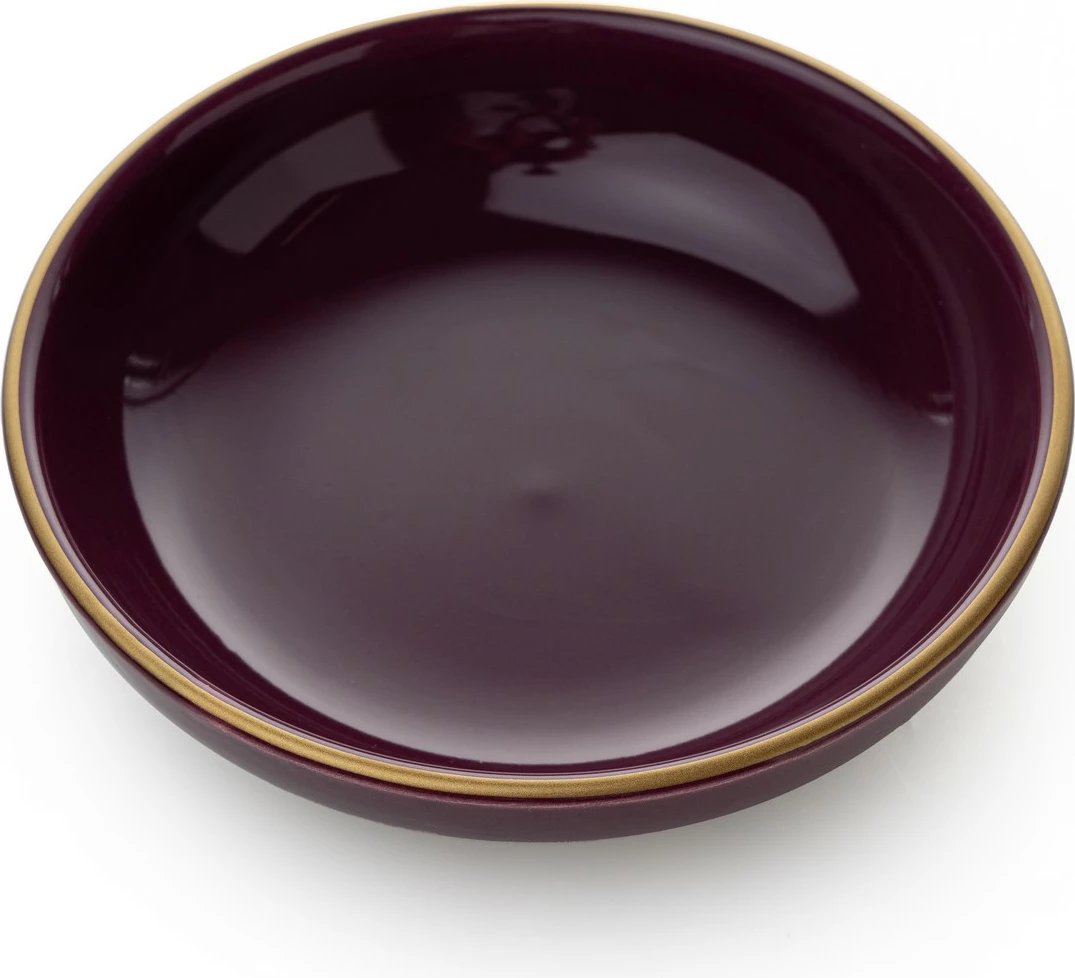Set tasash për salcë, qeramike, 6 copë, ngjyrë damson, Hermia Concept, ST489006F573A841600MAYD100