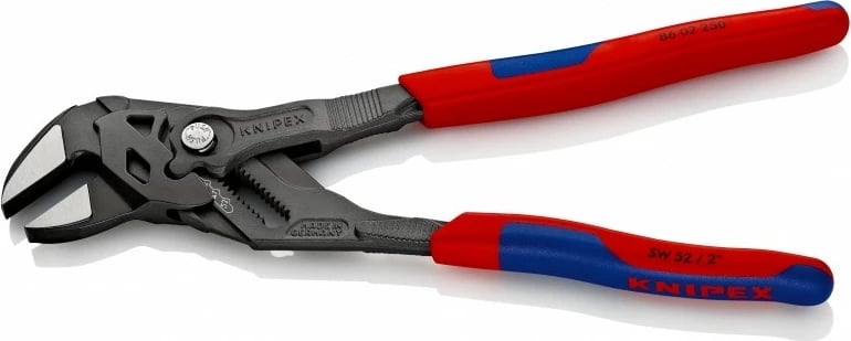 Pense Knipex 86 02 250, 250mm, ngjyrë gri/kuqe