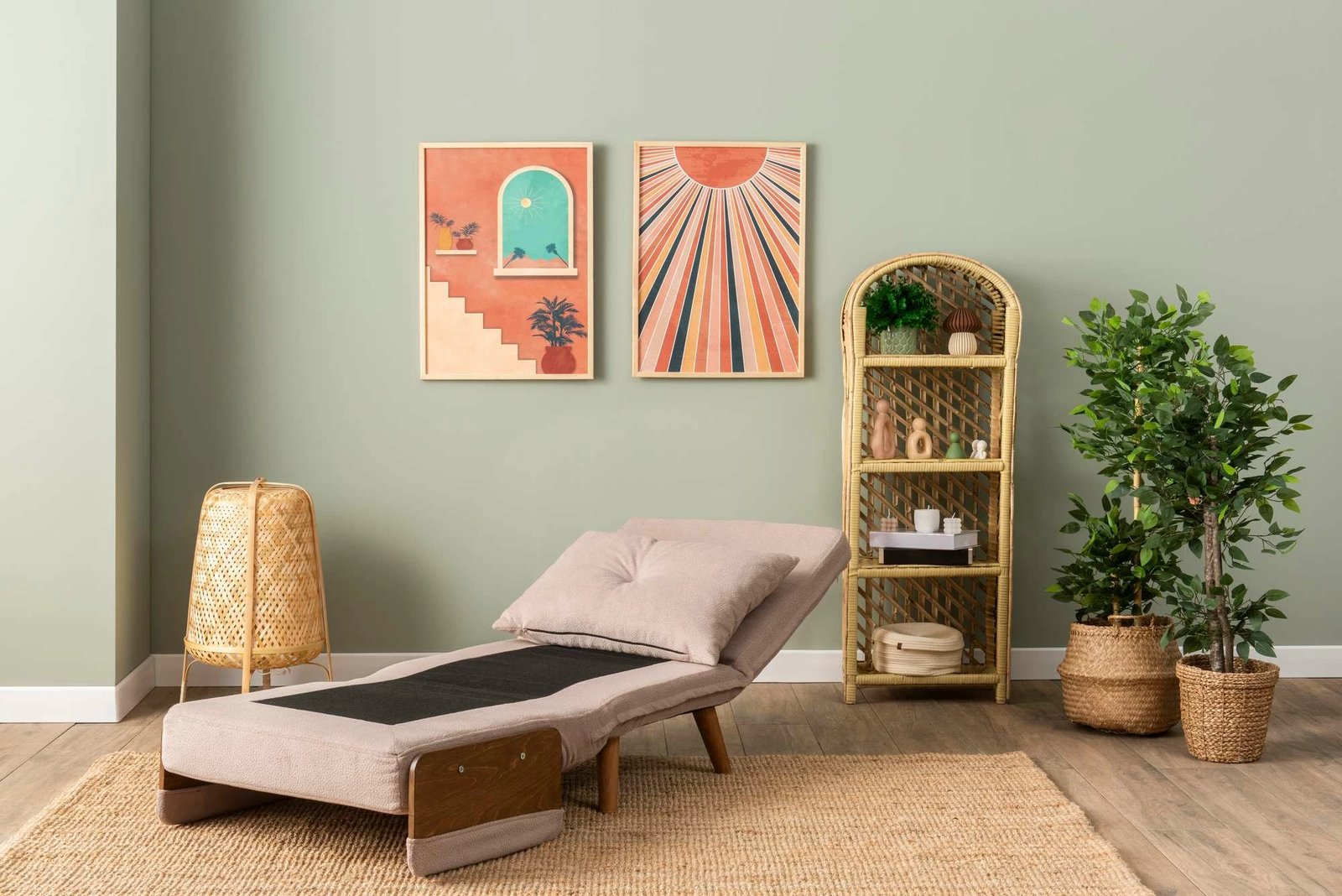 Krevati-karrige një vendi, Cosmo Single, ngjyrë mink, Atelier del Sofa