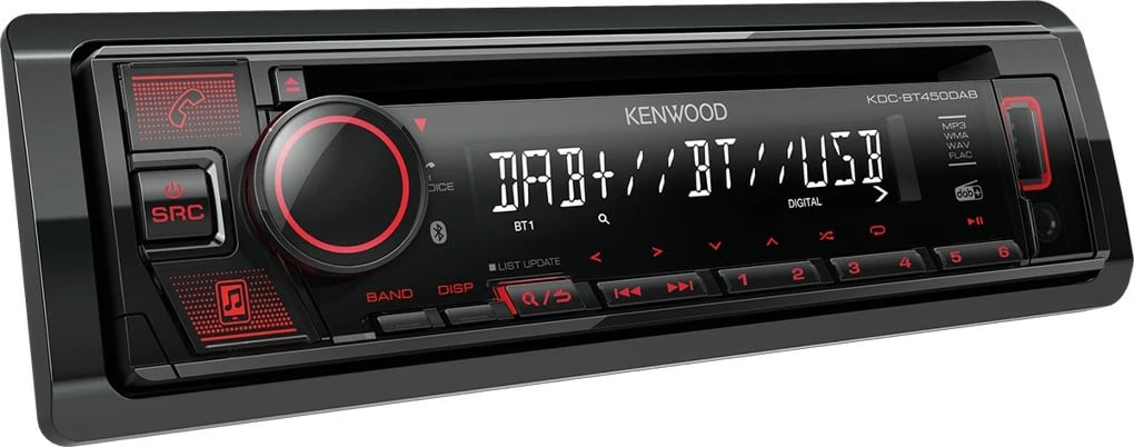 Radio makine Kenwood KDC-BT450DAB, Bluetooth, DAB+, USB, i zi