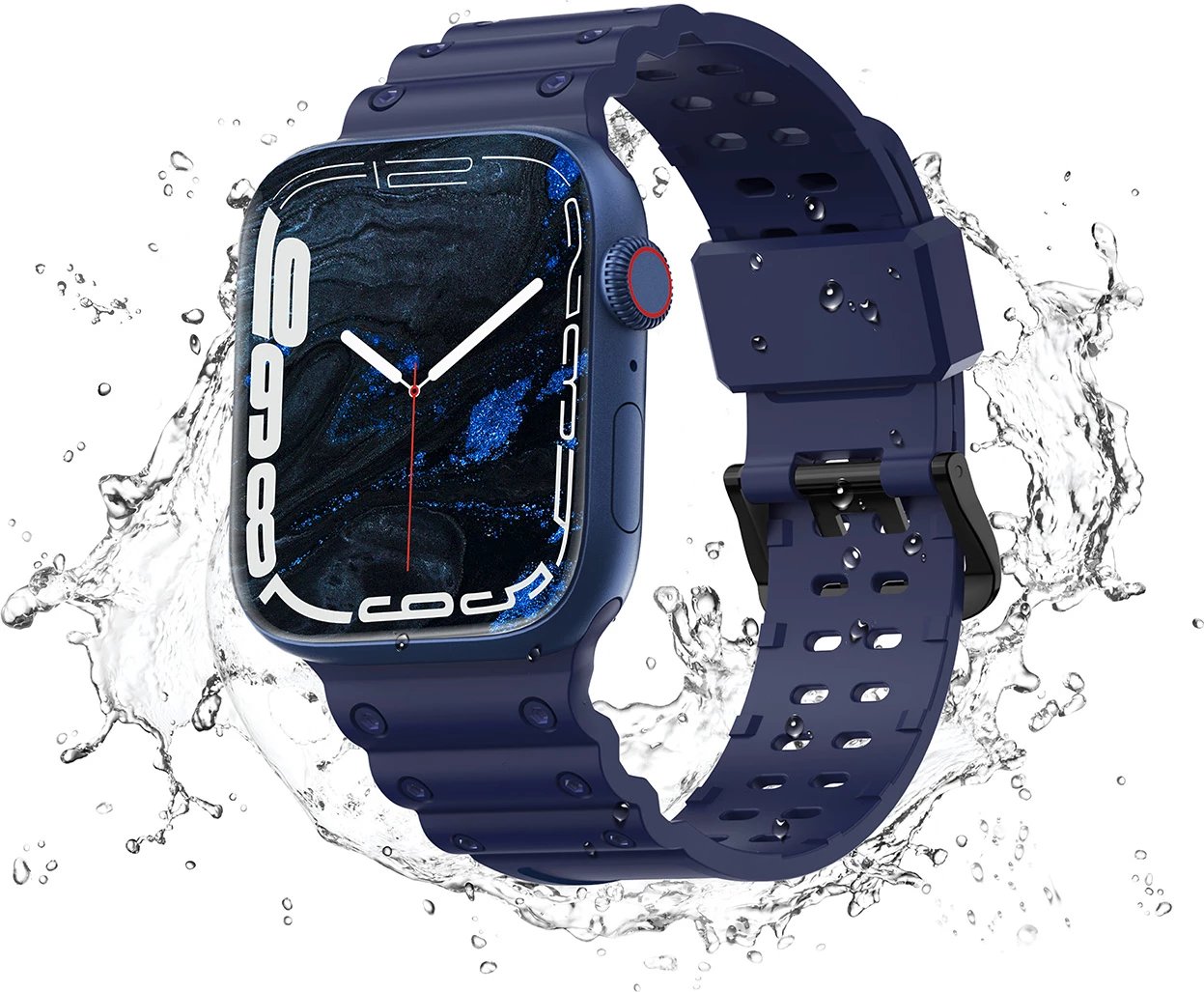 Rrip për Apple Watch Hurtel Strap Triple Protection, 38/40/41mm, Blu e errët Rrip për Apple Watch Hurtel Strap Triple Protection, 38/40/41mm, Blu e errët