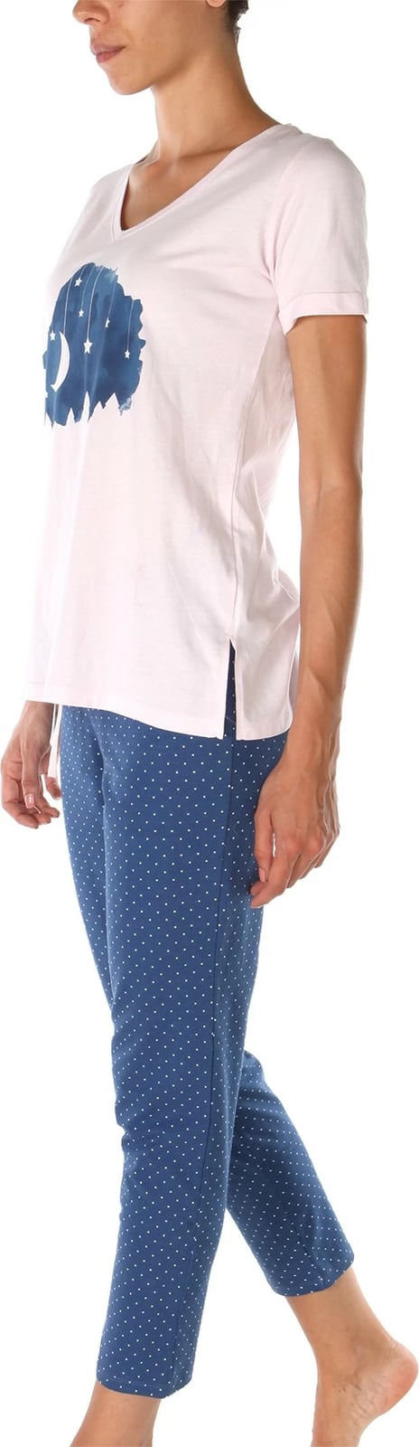 Set pizhamash për gra, ngjyrë rozë, Jumeon, 002-000222