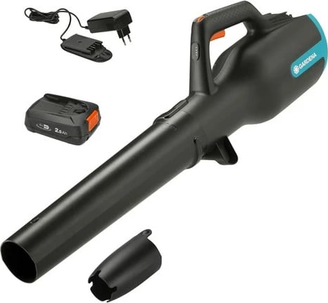 Fshesë dore Gardena PowerJet 18V P4A, 2.5Ah, me bateri, zi/blu/portokalli