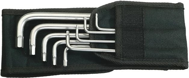 Set veglash dore Wera 393 S, çelik inox, mbrojtje nga ndryshku, mbështjellës tekstili