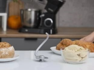 Mikser planetar MPM MRK-25, 1400W, 2 tasa inoksi 4.5L dhe 5L, i zi