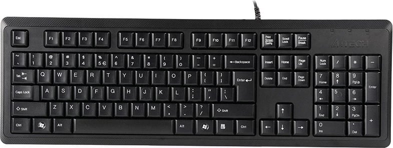 Tastierë A4 Tech KR-92, USB, e zezë