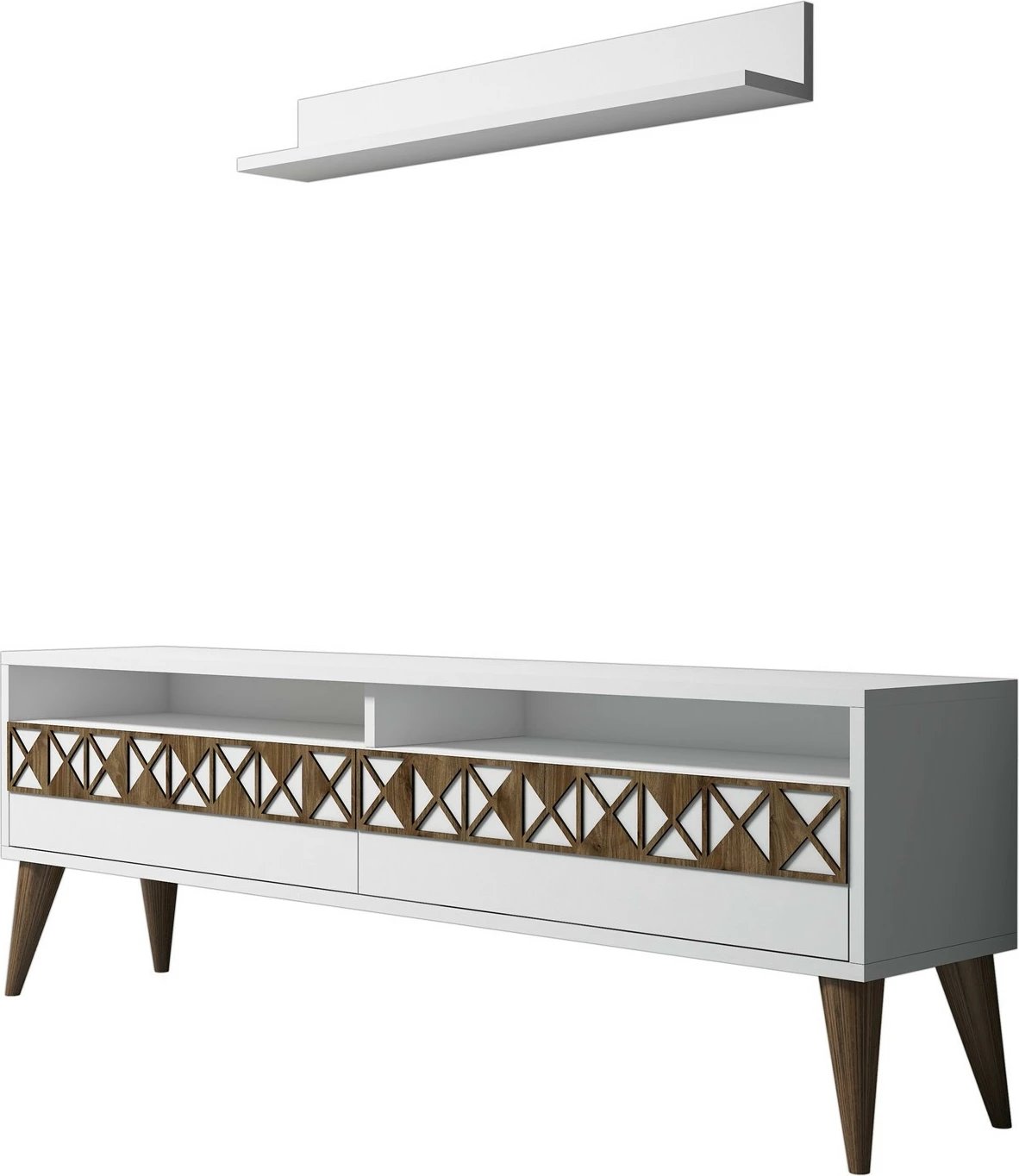 Komodë TV Hanah Home Line, e bardhë