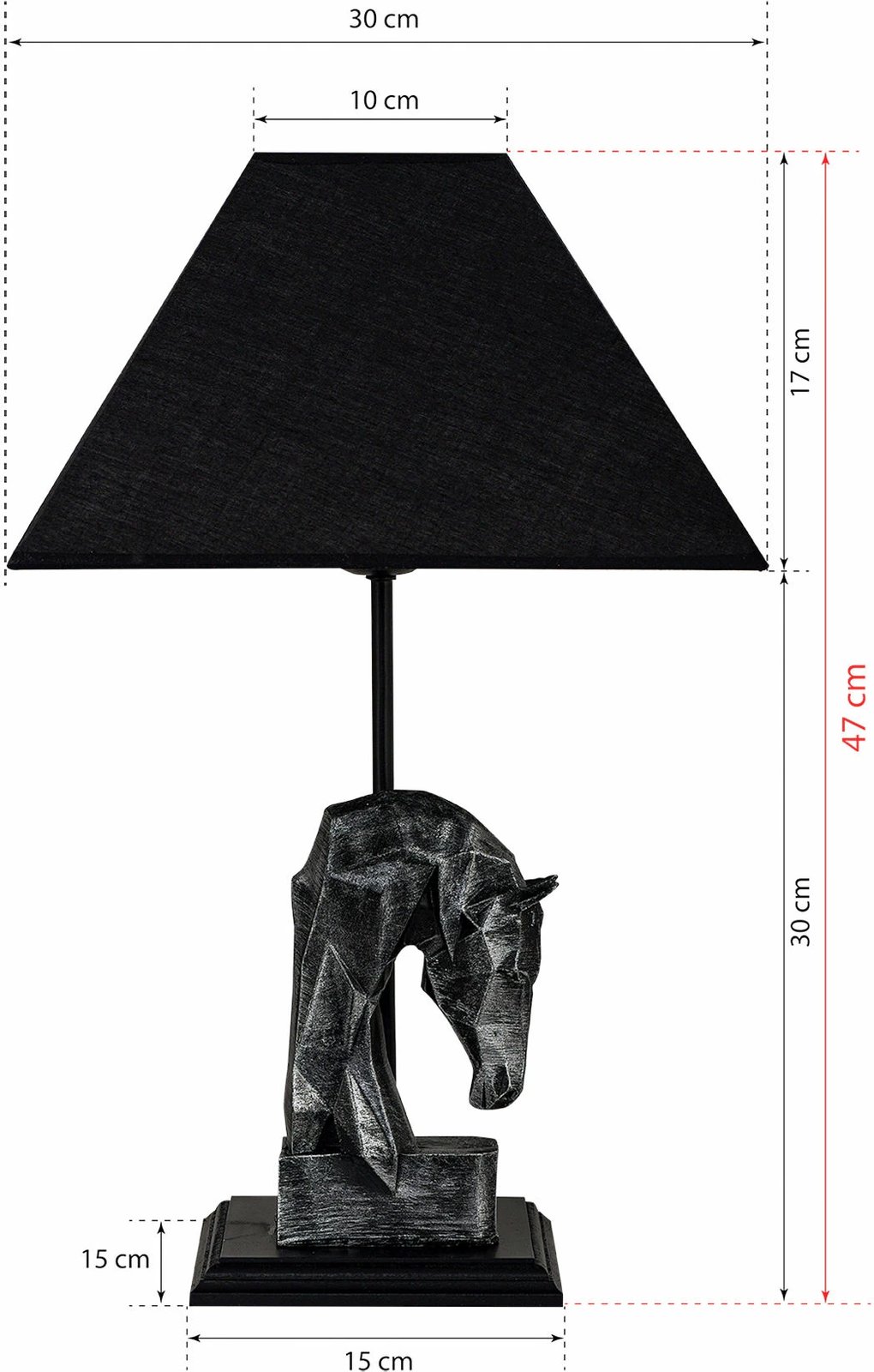 Llambë tavoline Opviq, TM178, e zezë