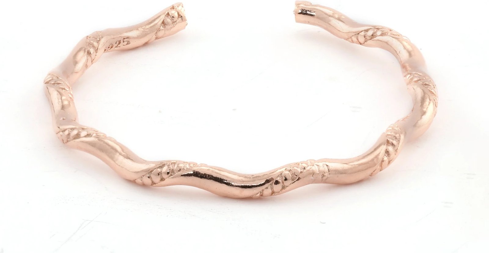 Unazë argjendi, ngjyrë rozë gold, Jumeon 11684ROS