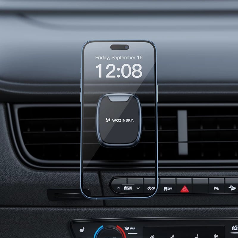 Mbështjellës magnetik për makinë Wozinsky WUMTK, për grilë ajri, i zi