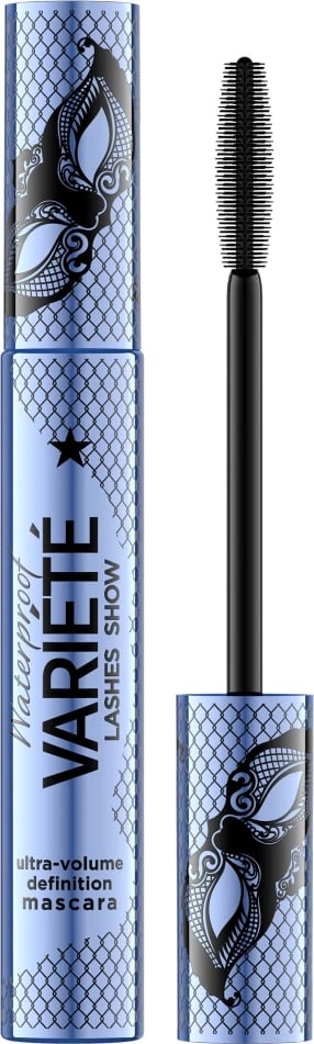 Maskarë për femra Eveline Cosmetics Variety Waterproof e zezë 10ml